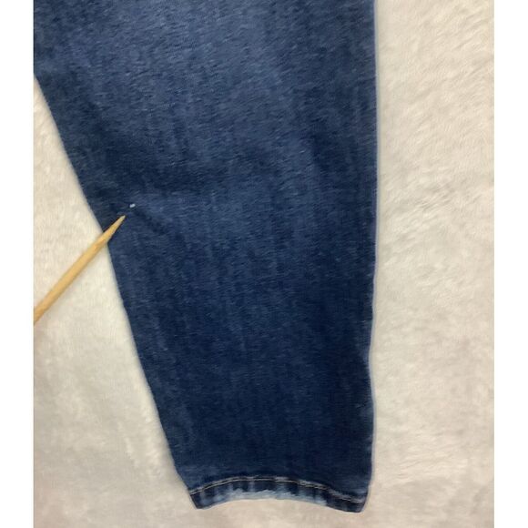 Flying monkey platinum jeans Women's Size 29 Skinny Embroidery Flower Distressed - Picture 10 of 13